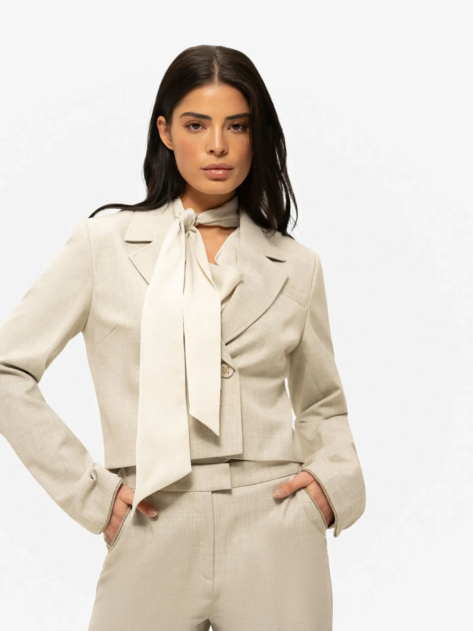 Nikkie Blazer Pateete Cream Nikkie