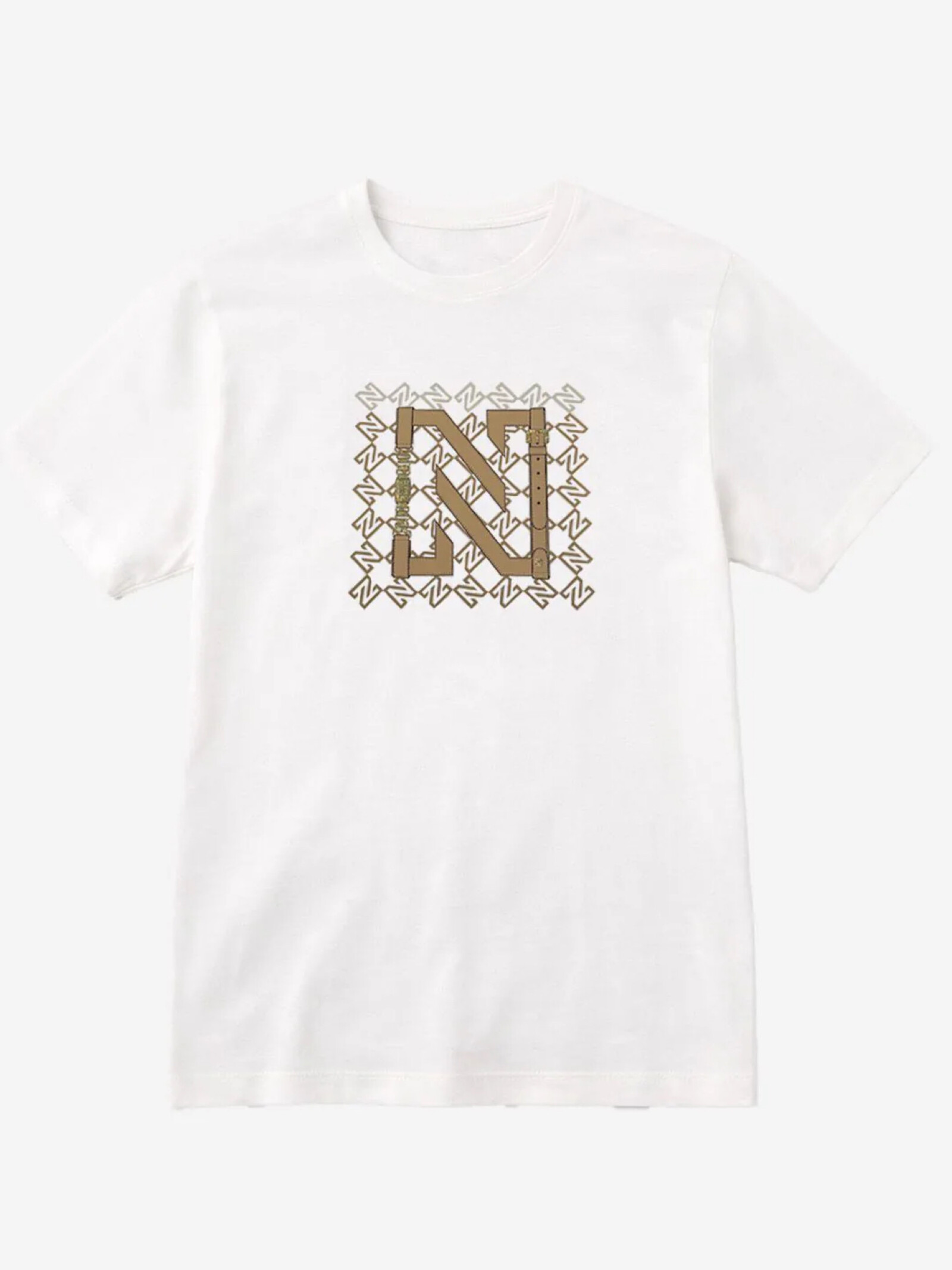 Nikkie T-Shirt N chain  Star White/Blush Nikkie