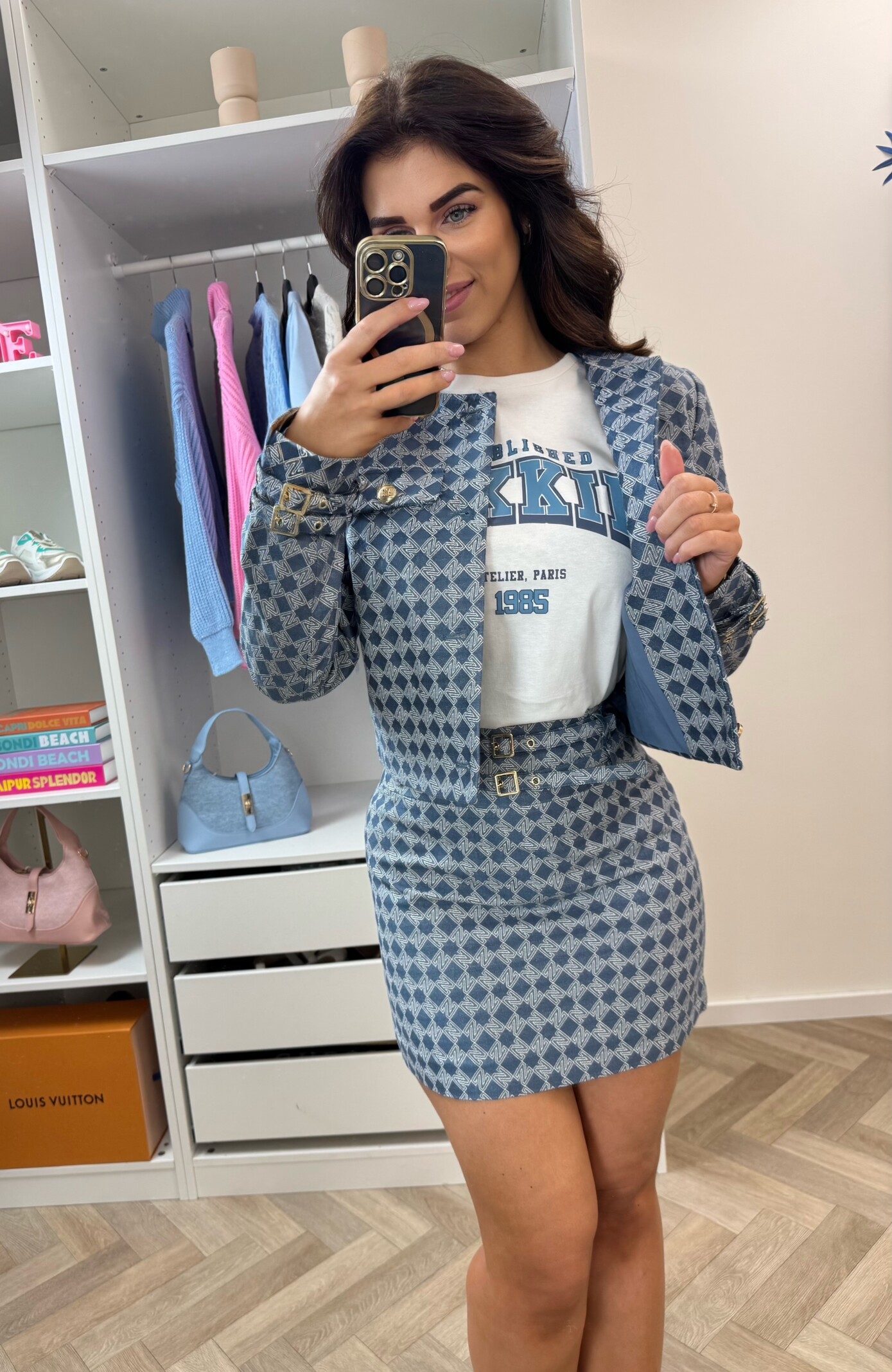 Nikkie Jacket Parole Misty Denim Blue Nikkie