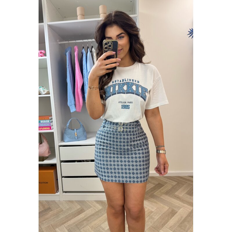 Skirt Parole Misty Denim Blue Nikkie