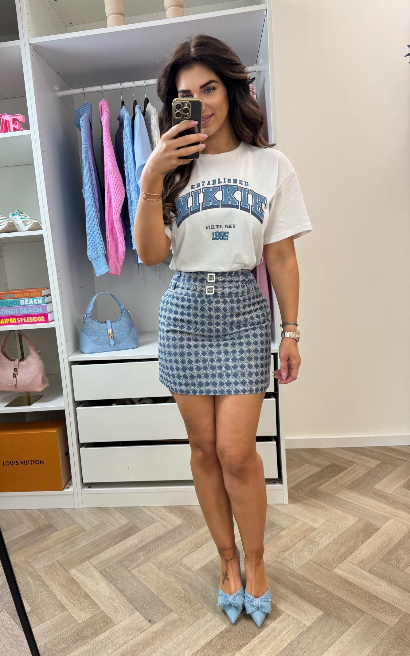 Nikkie T-shirt 1985 Nikkie Star White