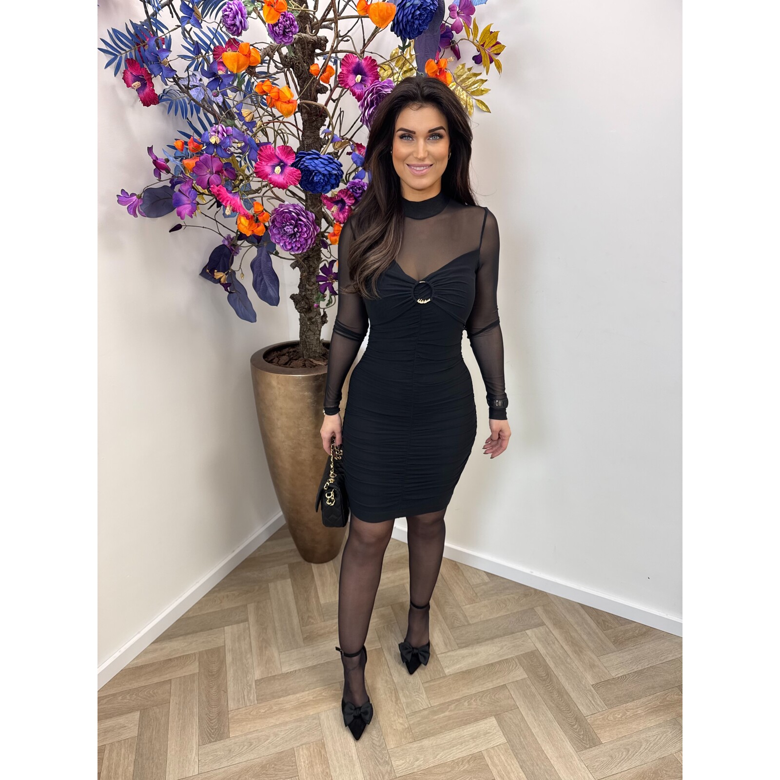 Nikkie Dress Ovilla Black Nikkie