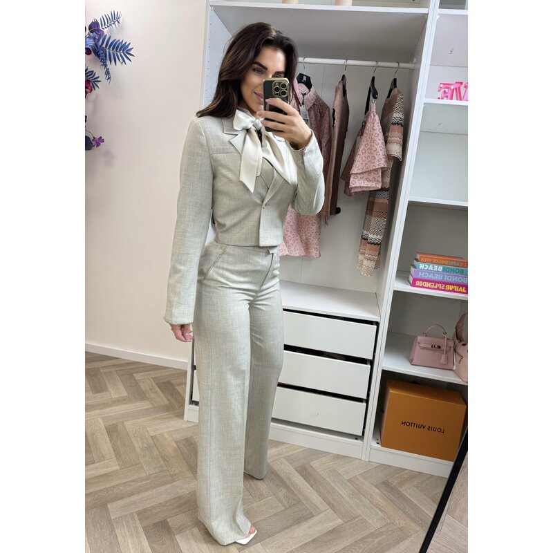 Blazer Pateete Cream Nikkie