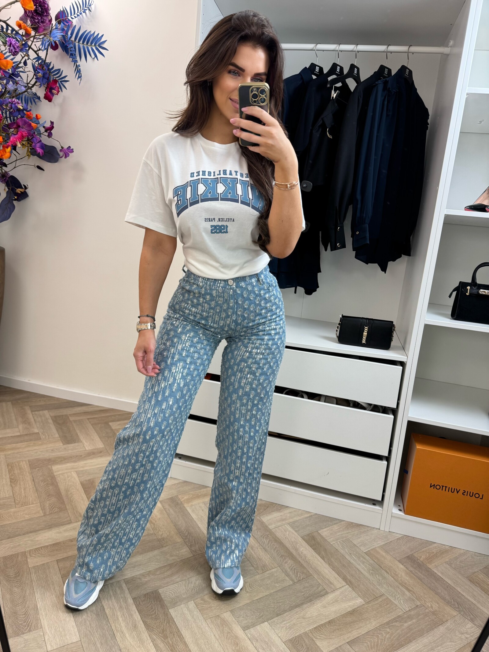 Nikkie Jeans Pools Blue Denim Nikkie