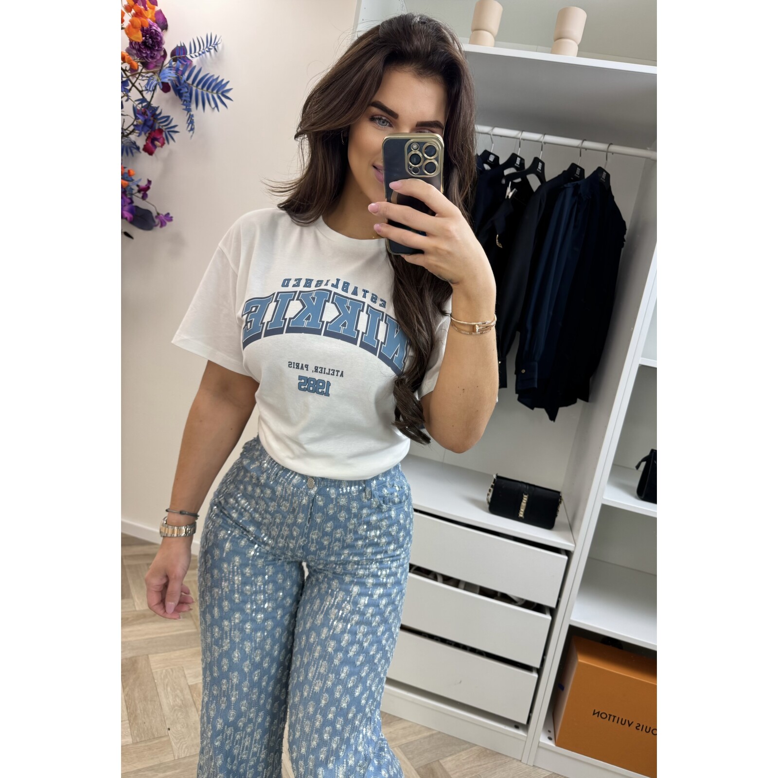 Nikkie Jeans Pools Blue Denim Nikkie