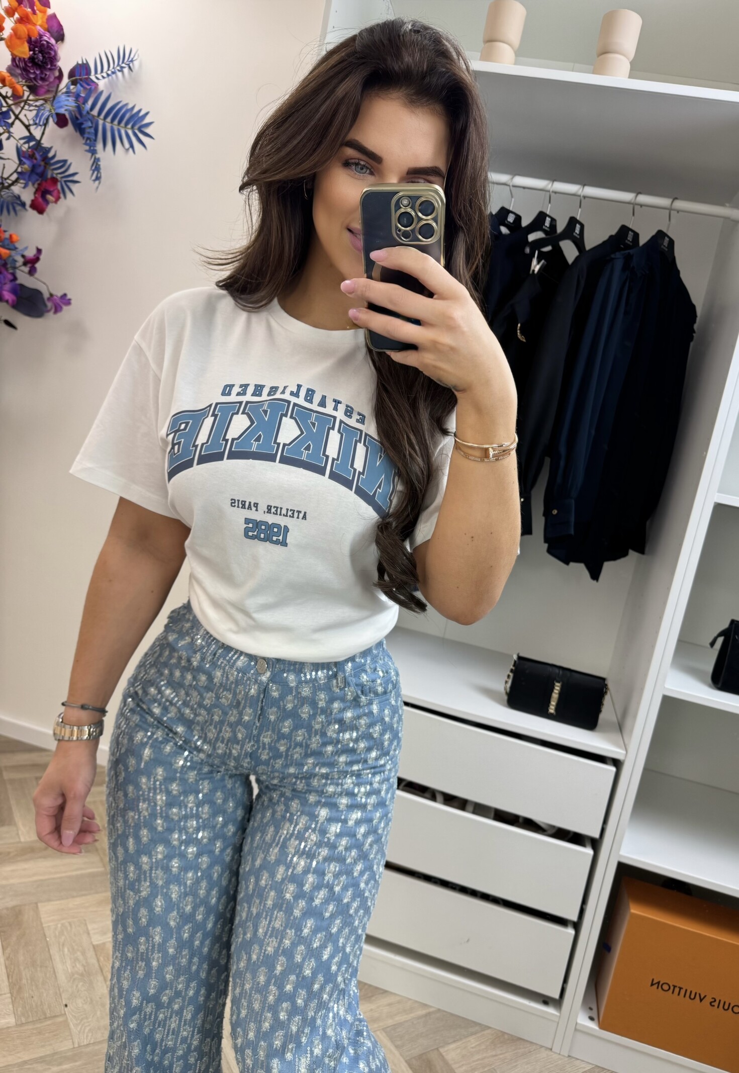 Nikkie Jeans Pools Blue Denim Nikkie
