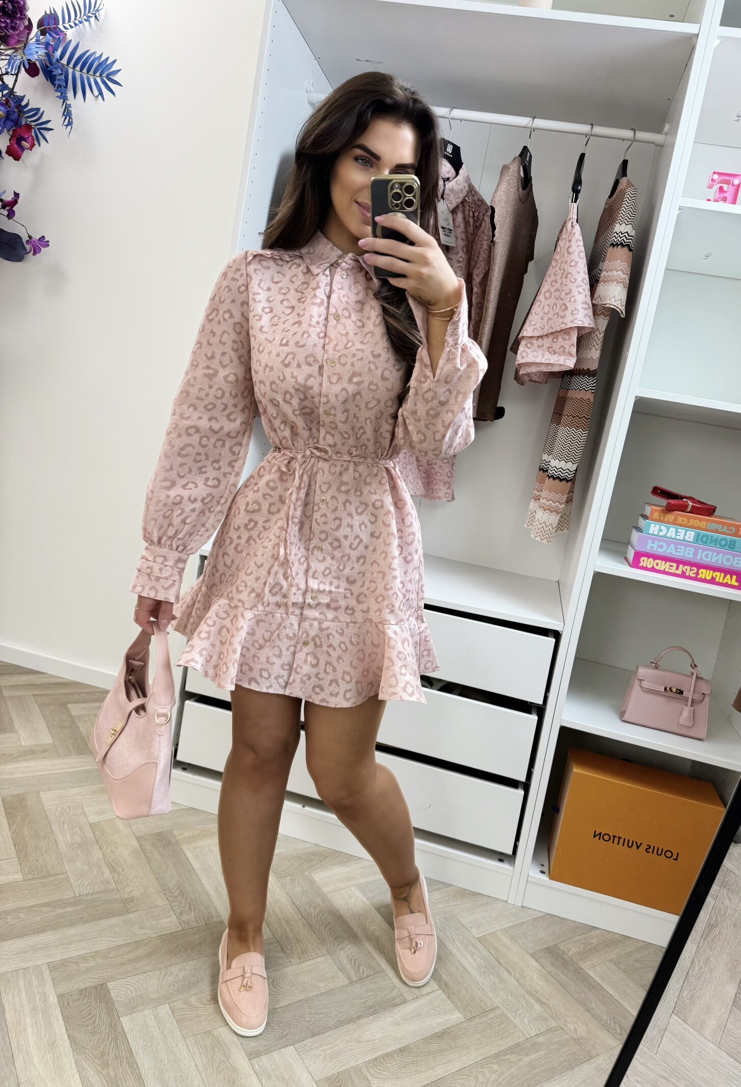 Nikkie Dress Pragues Leopard Blush Nikkie