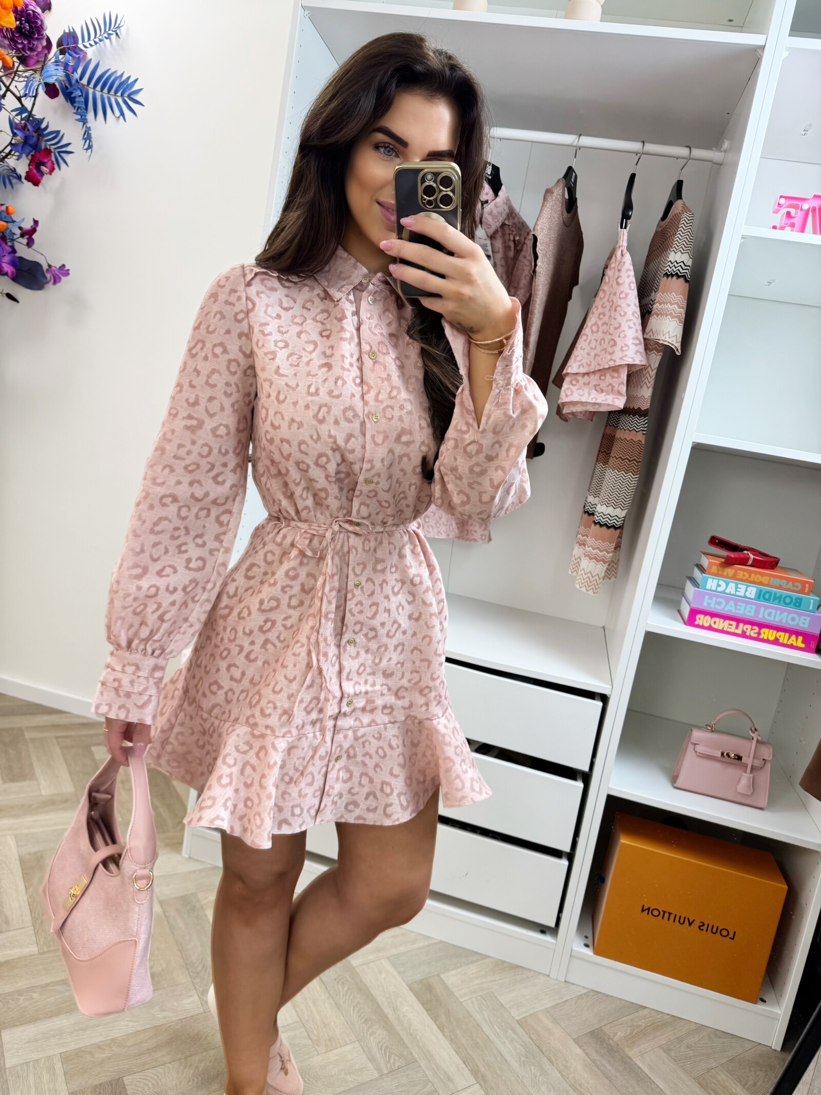 Nikkie Dress Pragues Leopard Blush Nikkie