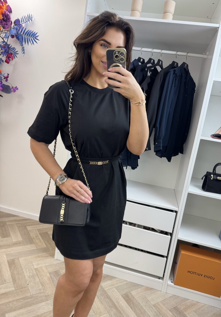 Dress Patos Black Nikkie
