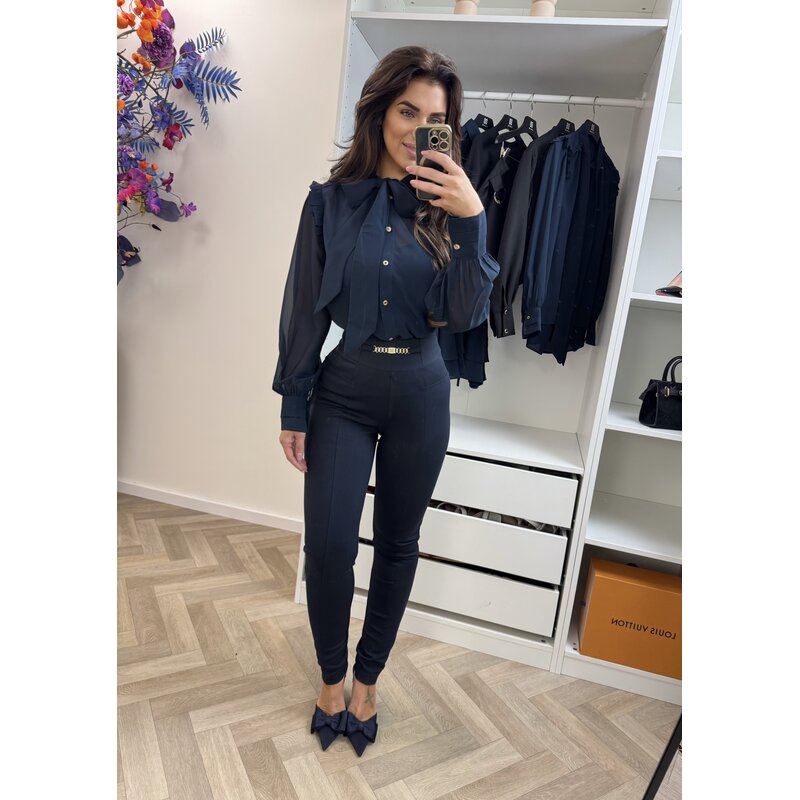 Tregging Pelhem After Midnight blue Nikkie