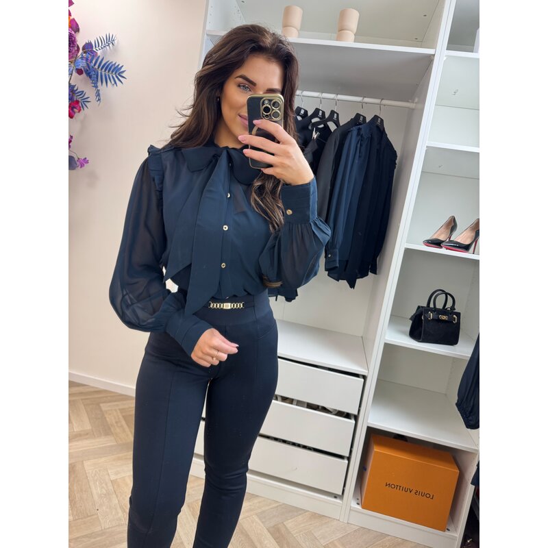 Blouse Pragues After Midnight blue Nikkie