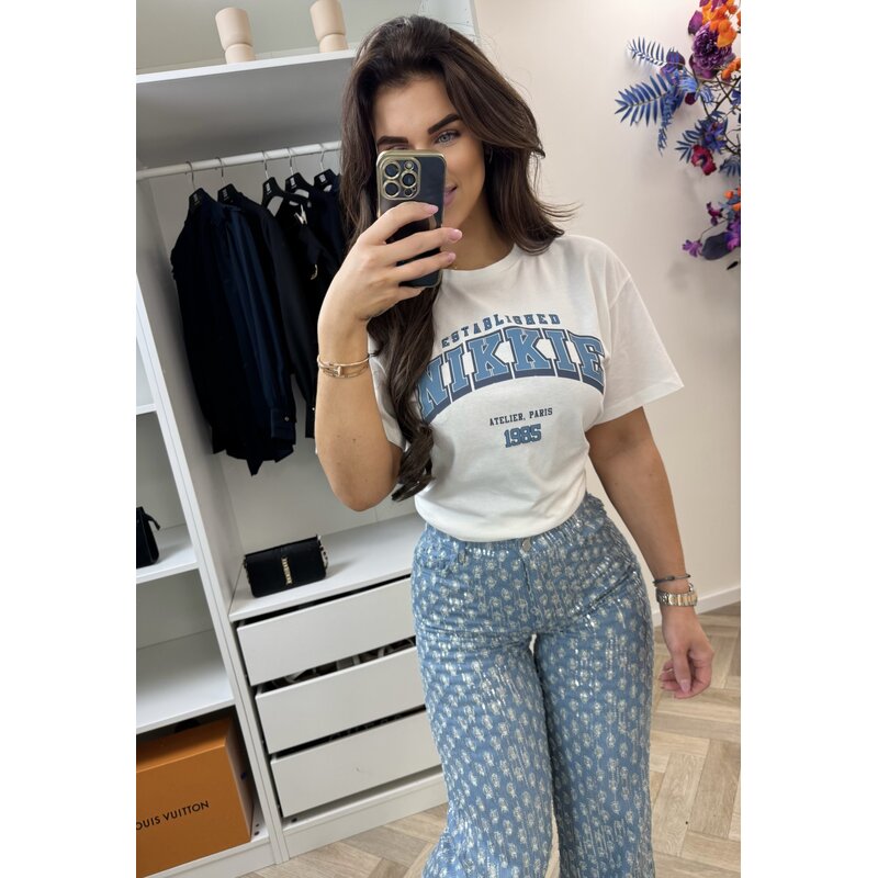 T-shirt 1985 Nikkie Star White