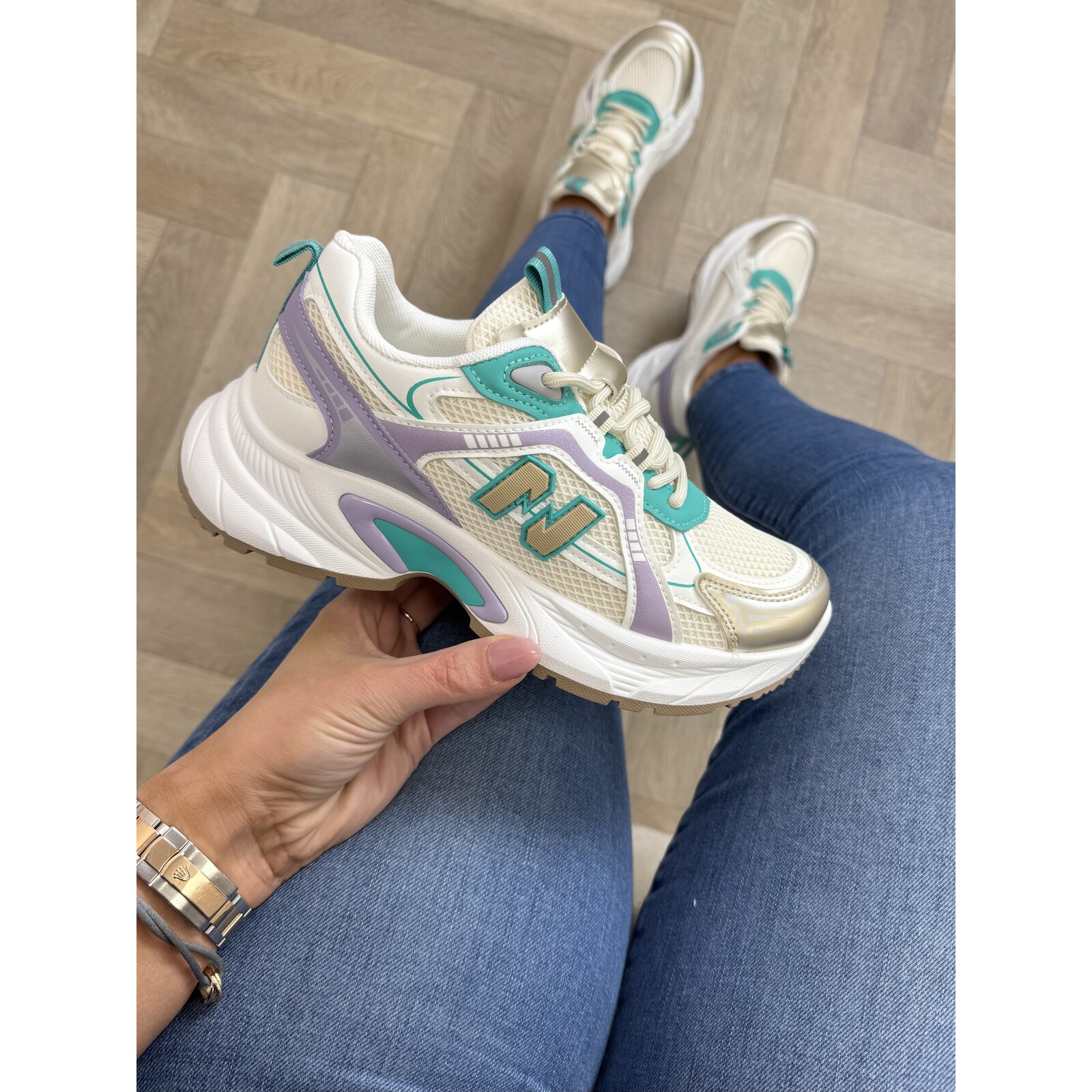 Sneakers Nikay YY-146 Turquoise