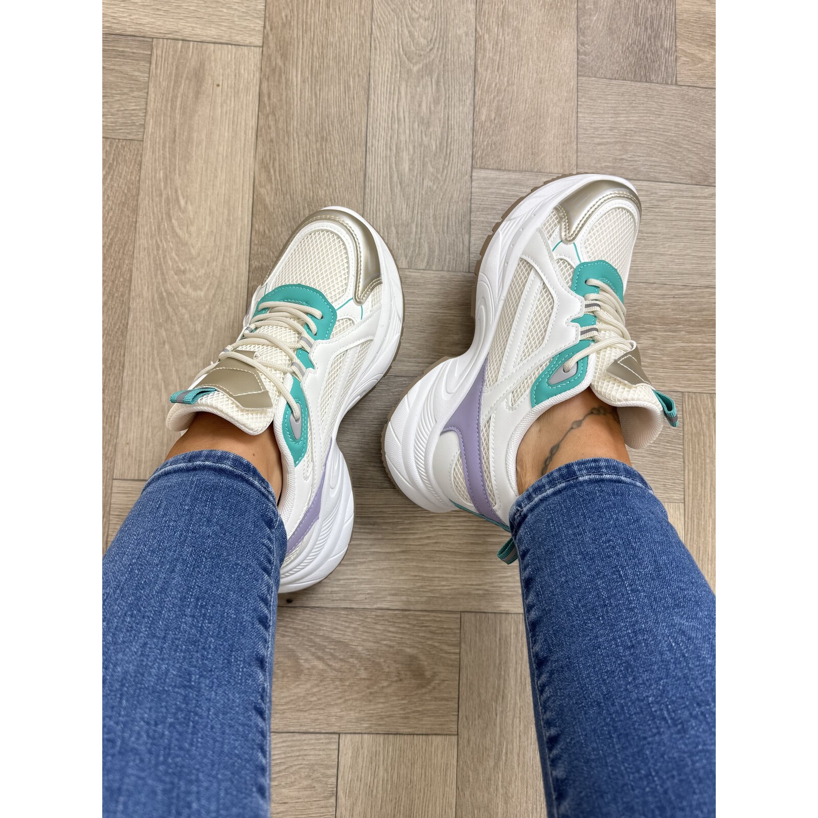 Sneakers Nikay YY-146 Turquoise