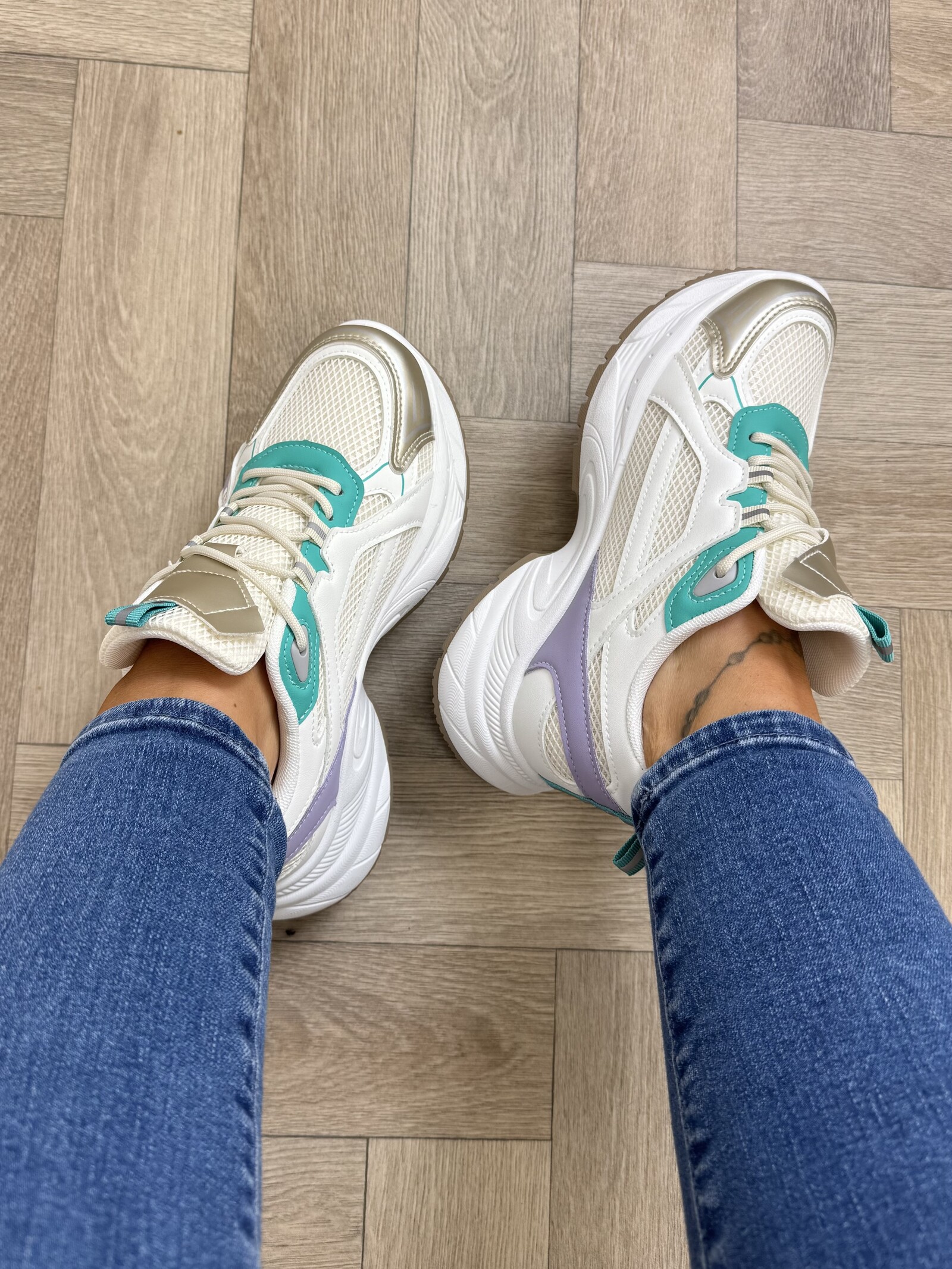 Sneakers Nikay YY-146 Turquoise