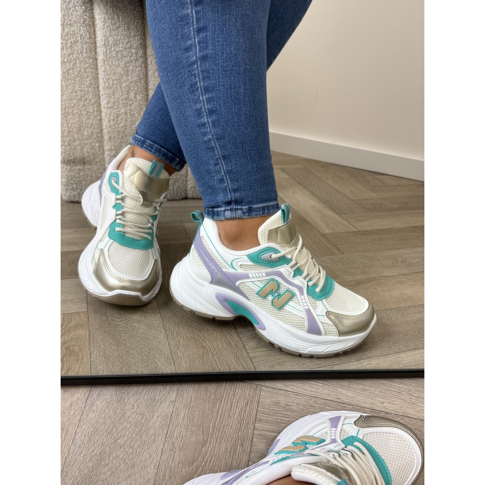 Sneakers Nikay YY-146 Turquoise