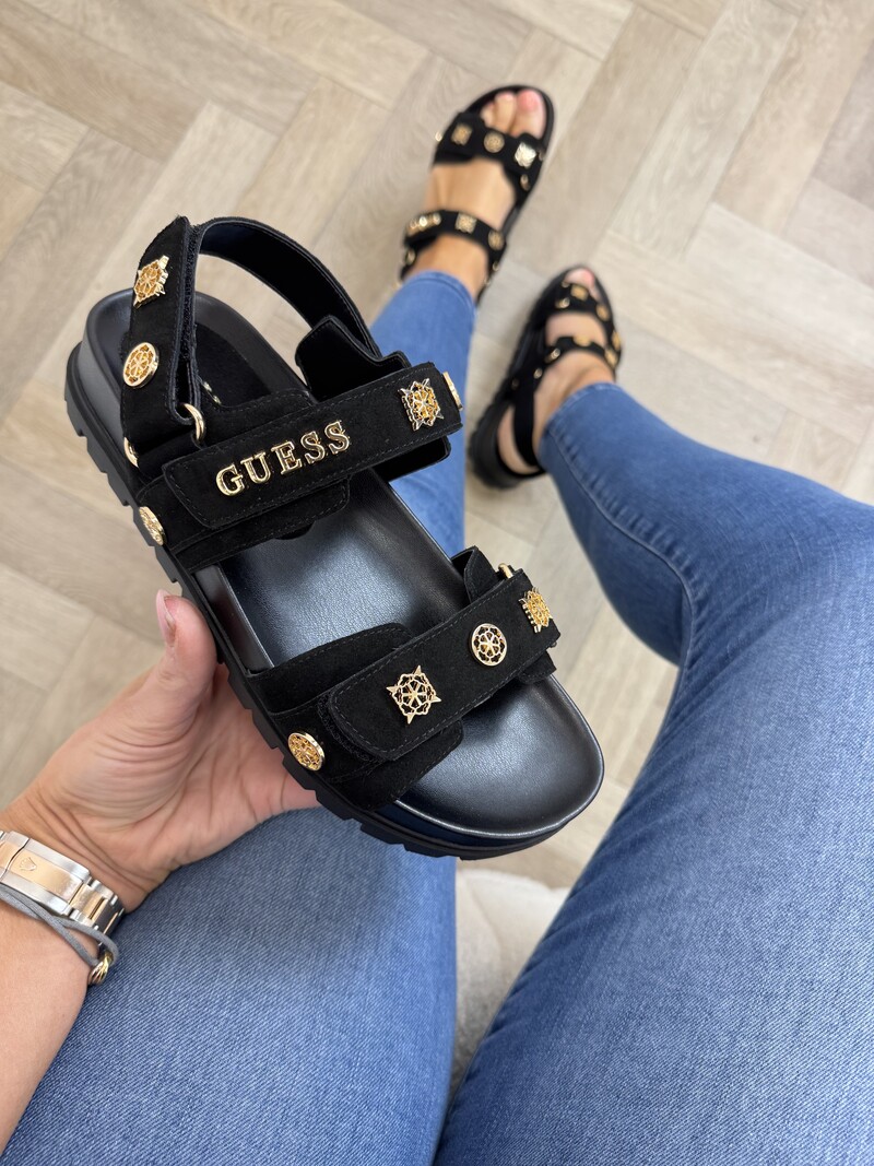 Slippers Florizi Black Guess 1008