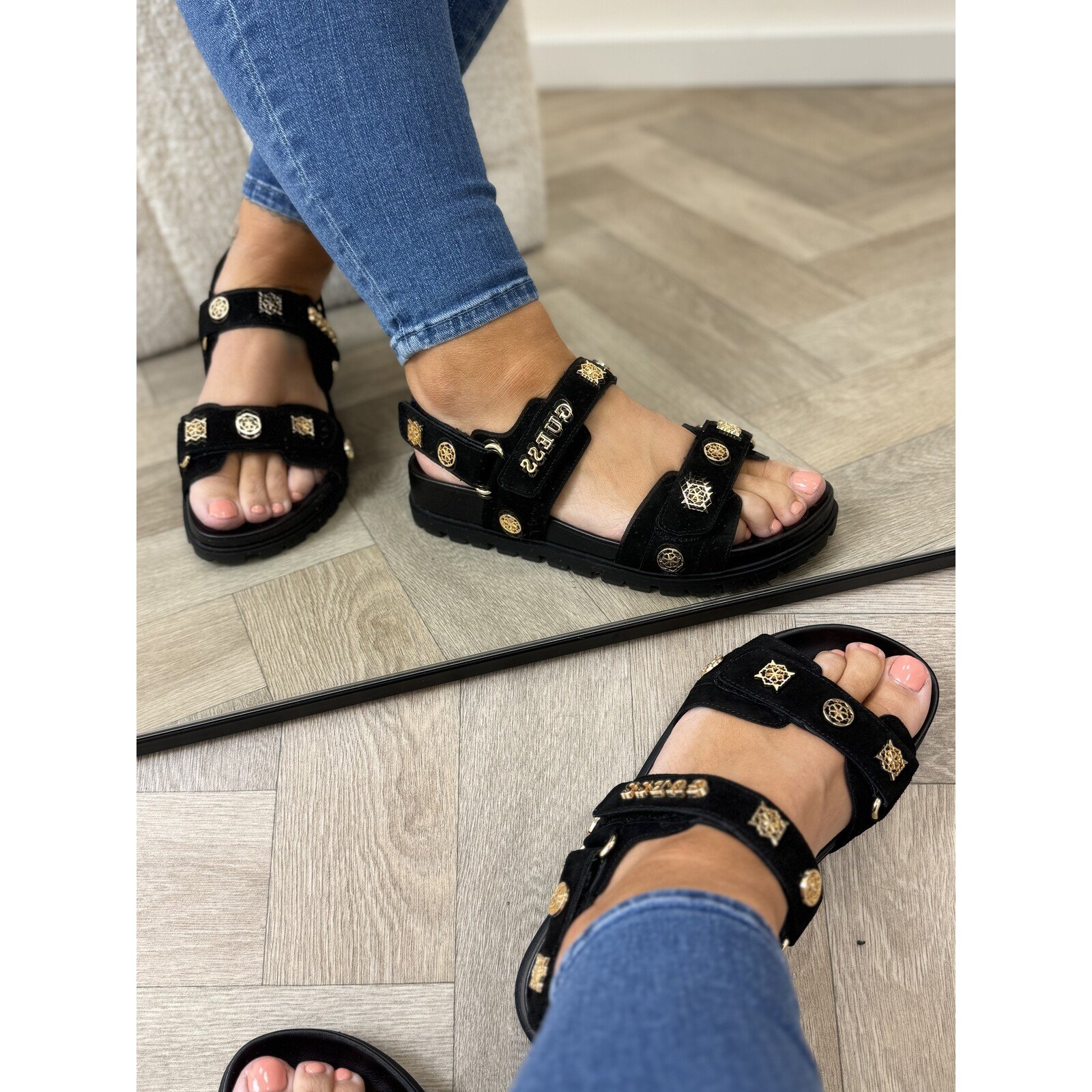 Guess Slippers Florizi Black Guess 1008