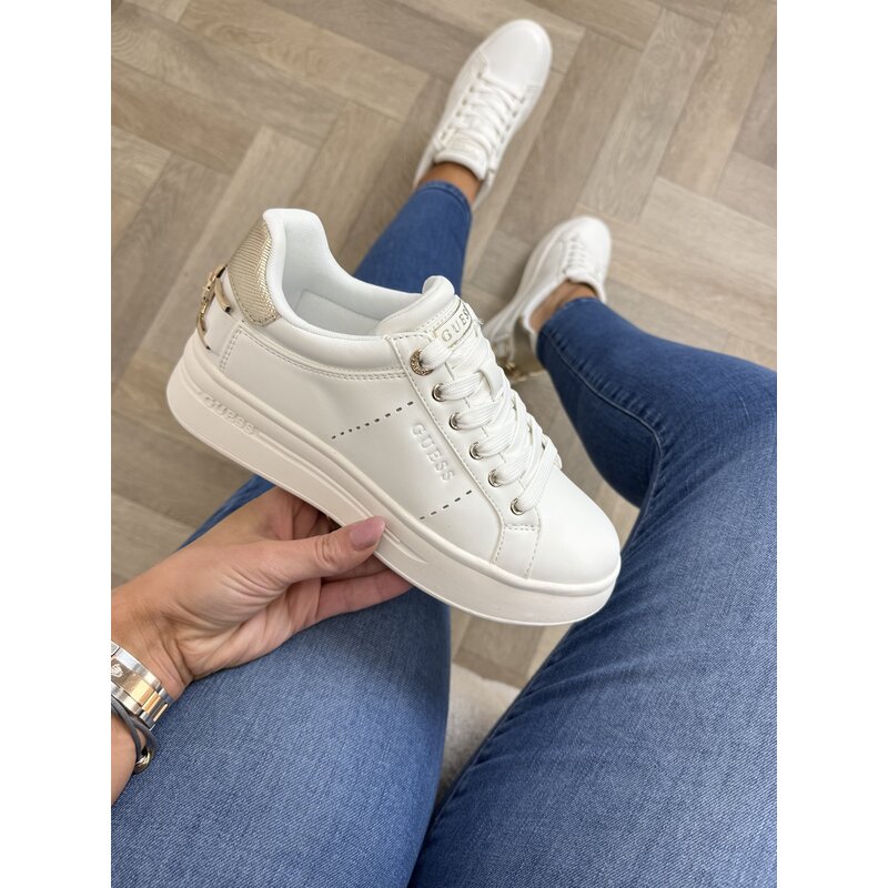 Sneakers Wesli White gold Guess 1011
