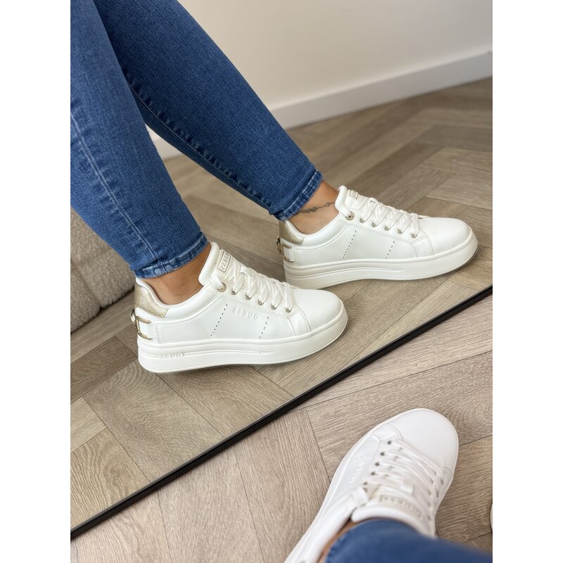 Sneakers Wesli White gold Guess 1011
