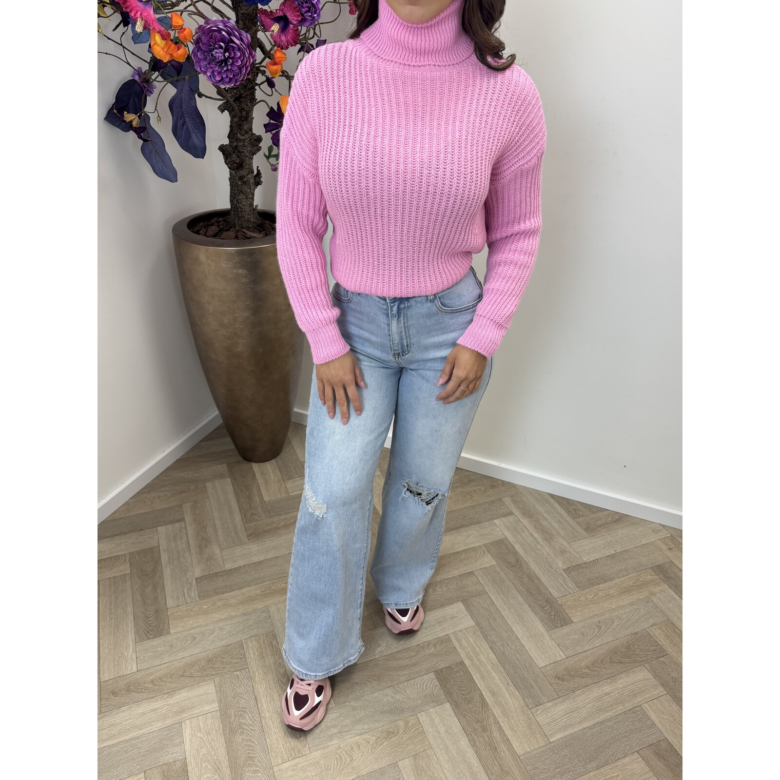 Trui Jessy lurex Pink