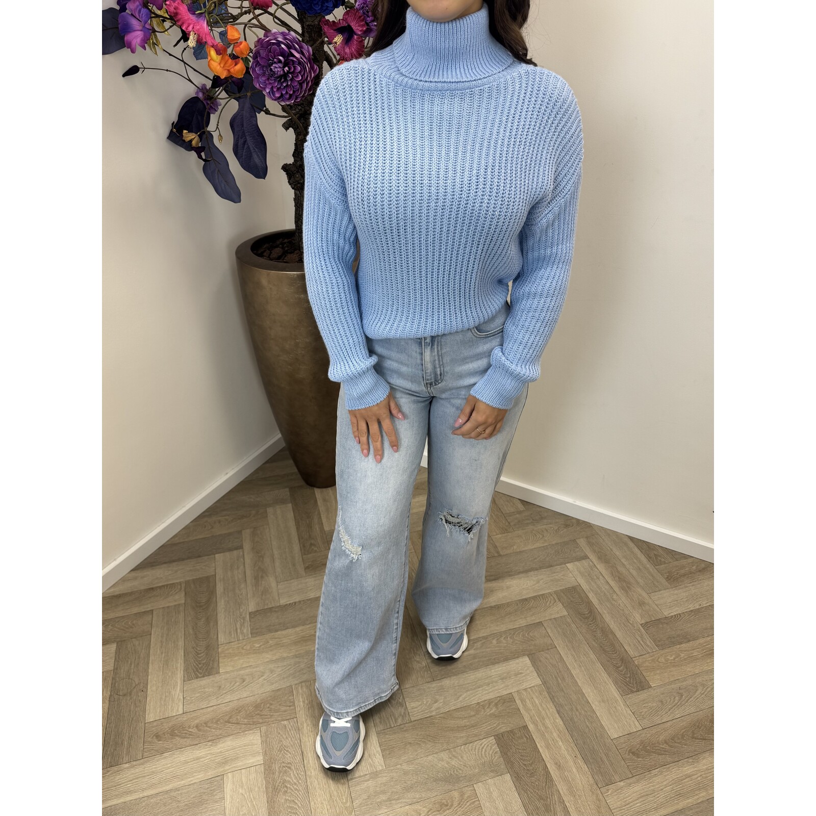 Trui Jessy lurex Blue