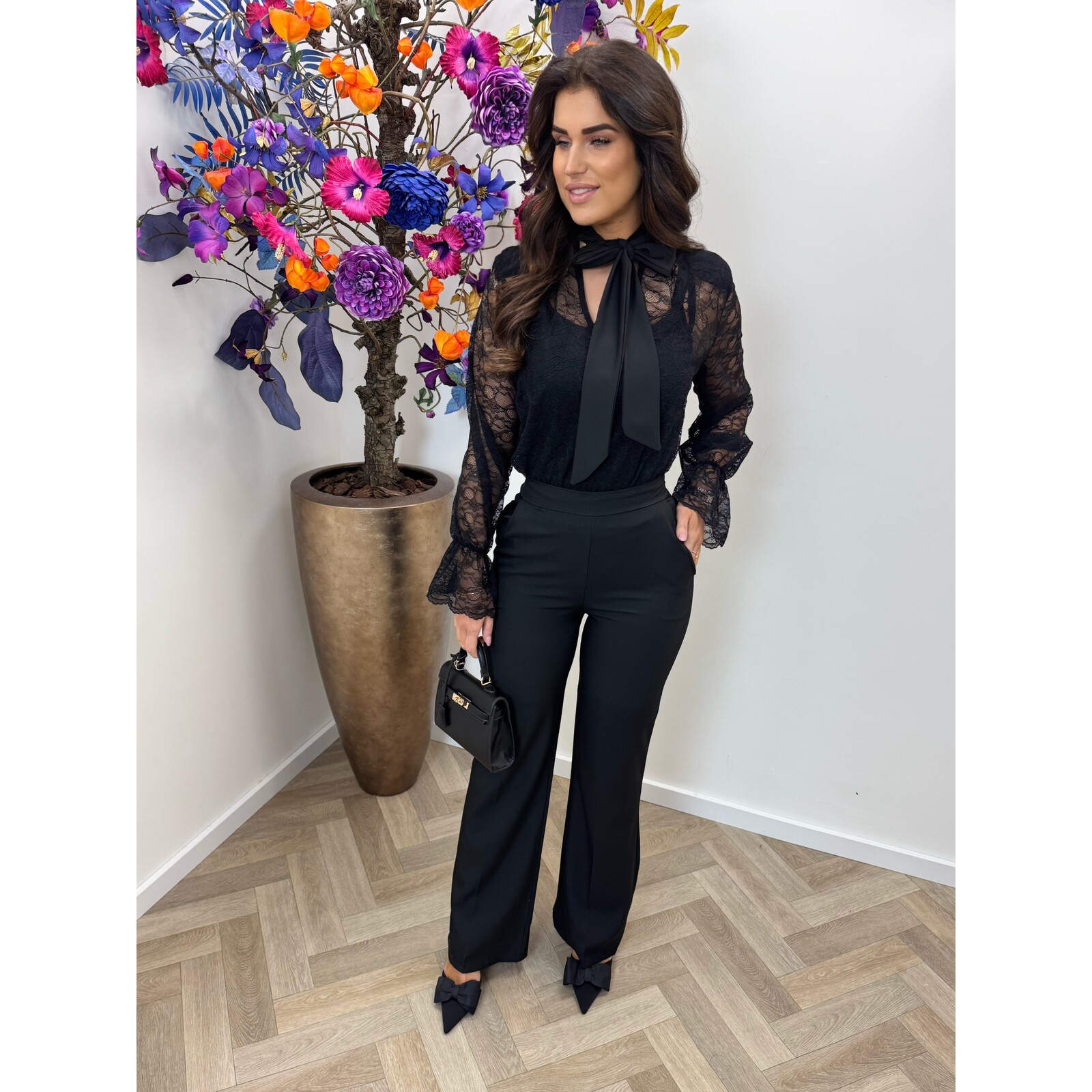 Body lace bow Gina Black