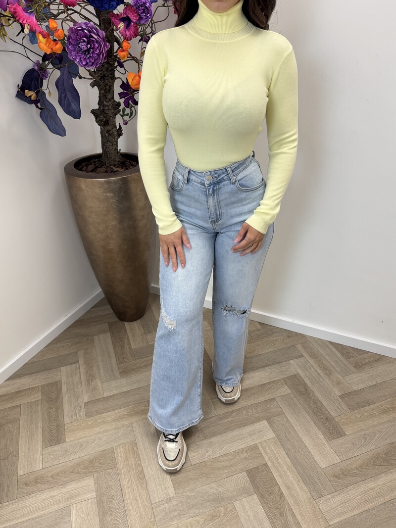 Basic col top H-8658 Yellow