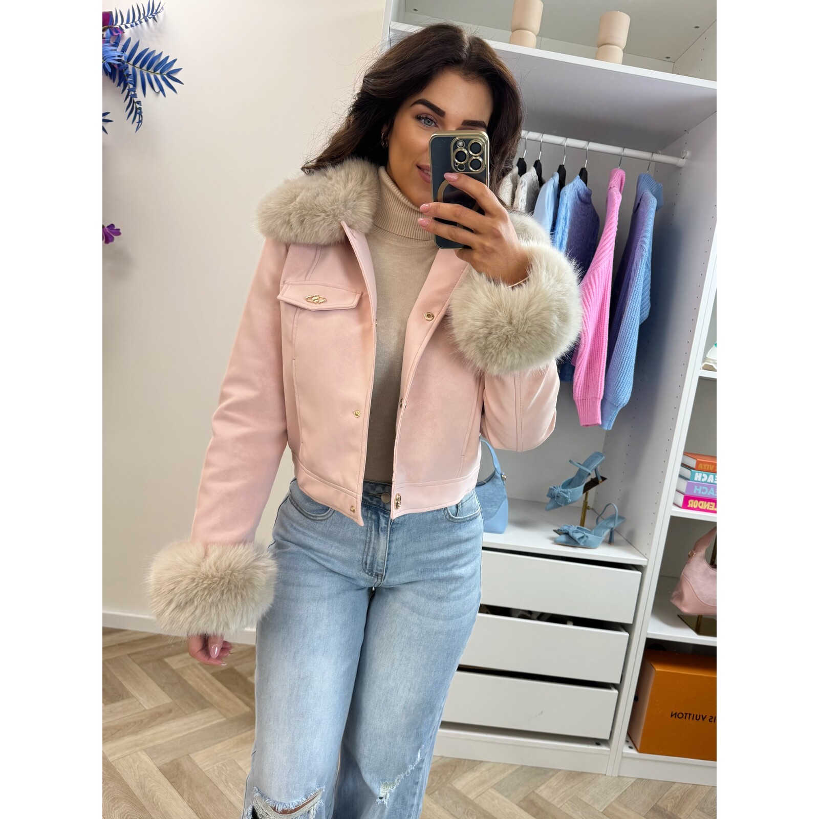 Jacket Loveley  S-56102A Pink