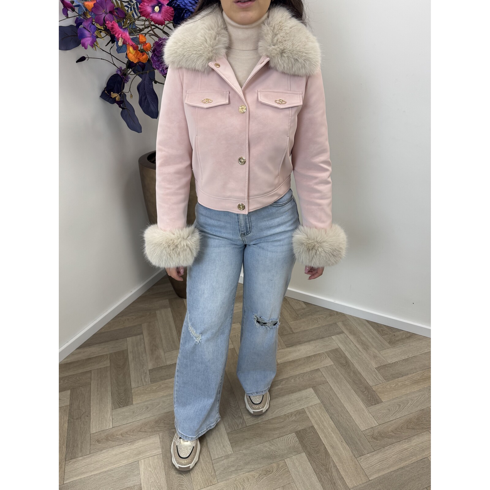 Jacket Loveley  S-56102A Pink