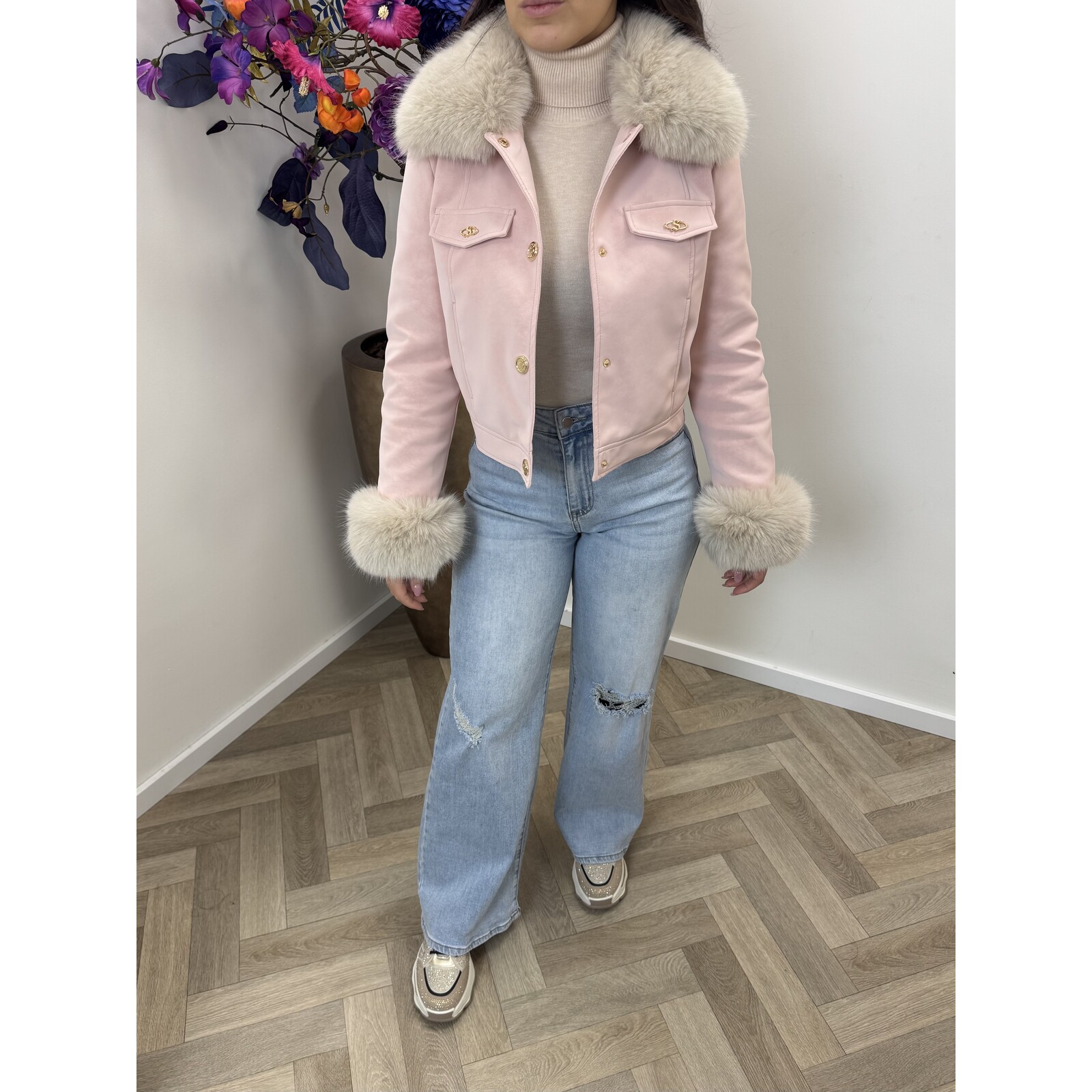 Jacket Loveley  S-56102A Pink