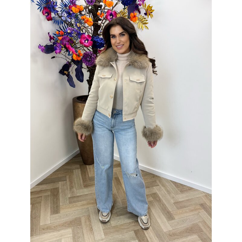 Jacket Loveley S-56102A Beige