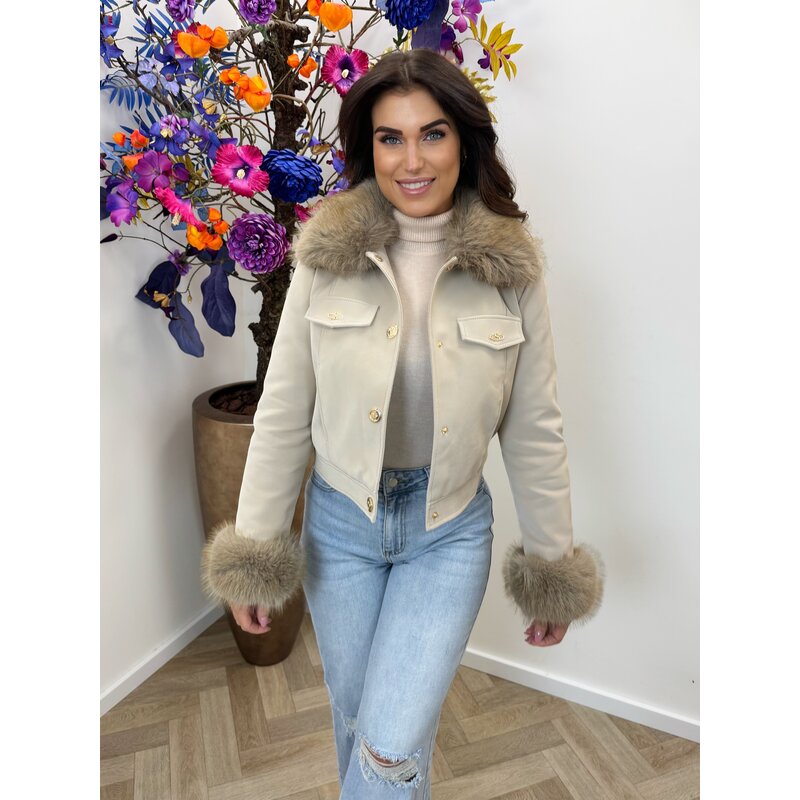 Jacket Loveley S-56102A Beige