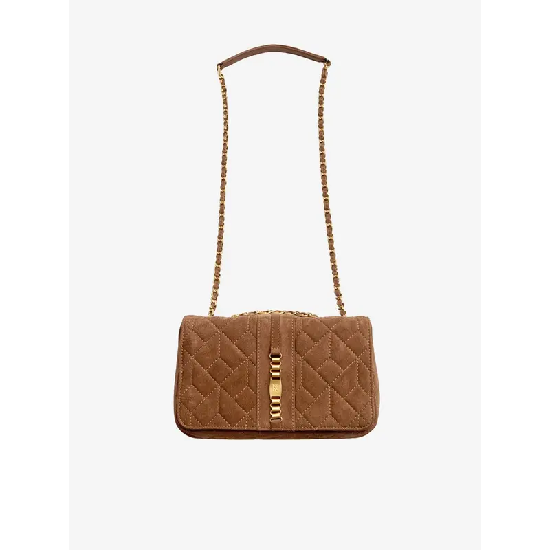 Bag Ann Suede Walnut Nikkie