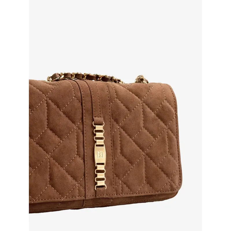 Bag Ann Suede Walnut Nikkie