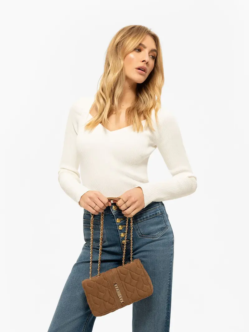 Bag Ann Suede Walnut Nikkie