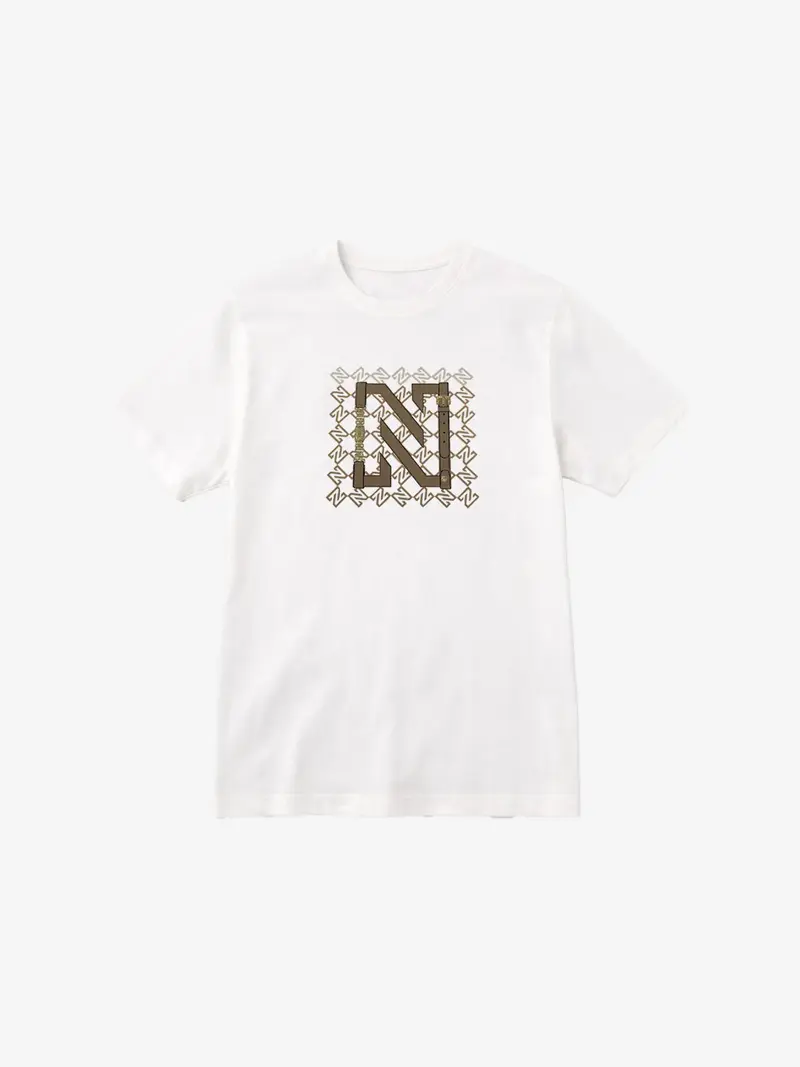 T-Shirt chain Star white / Travertine Nikkie