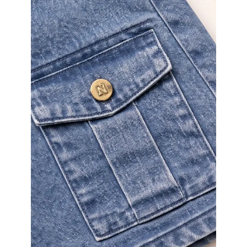 Skirt Piciba Denim Light blue Nikkie