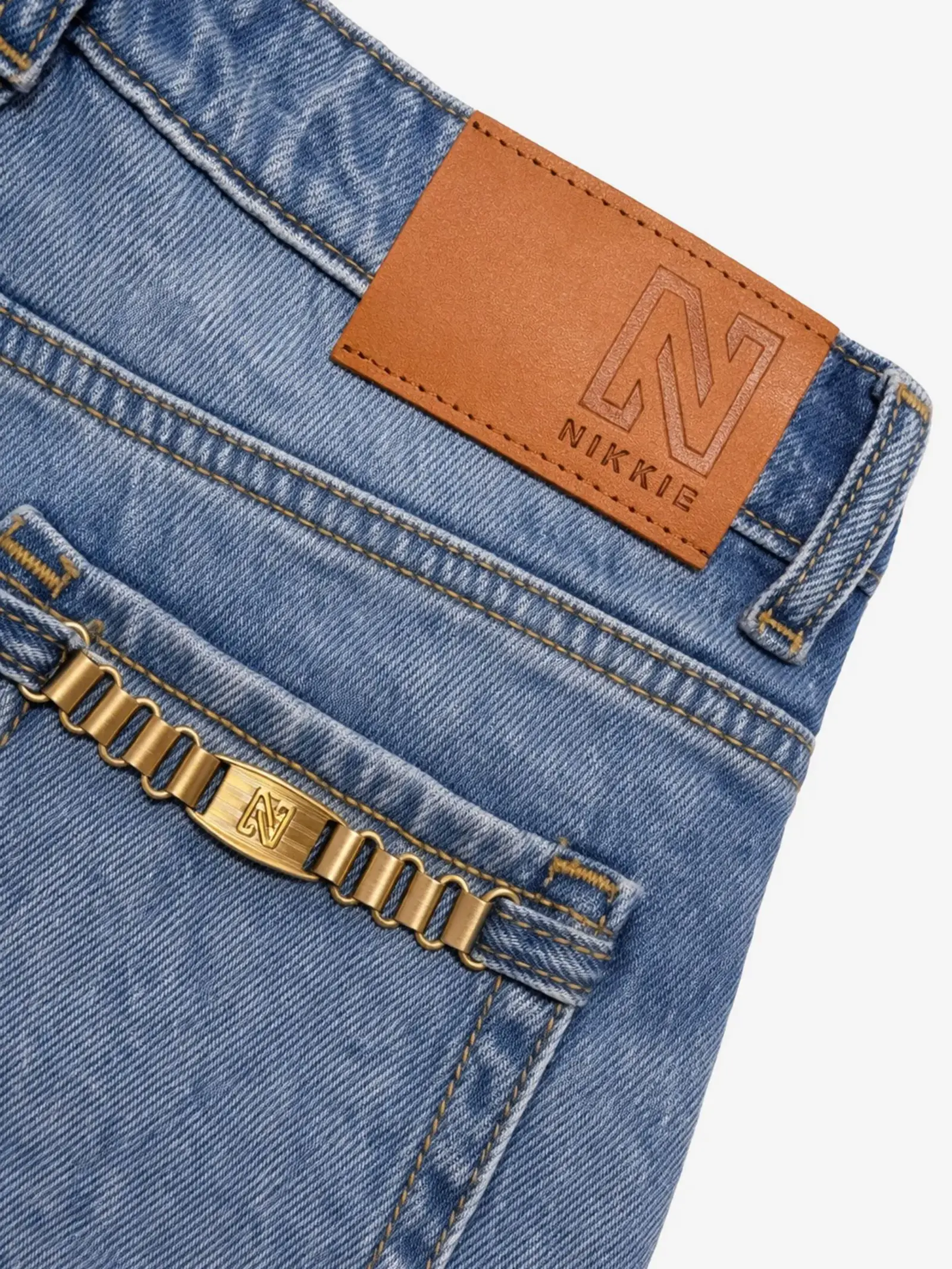 Nikkie Jeans Plano Denim Light Blue Nikkie