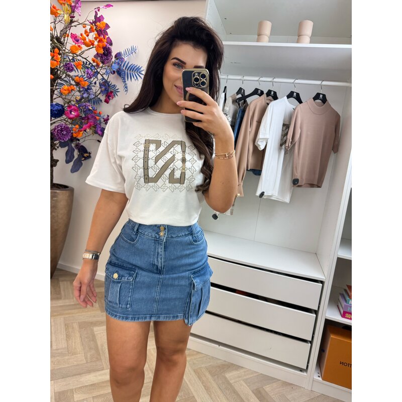 Skirt Piciba Denim Light blue Nikkie