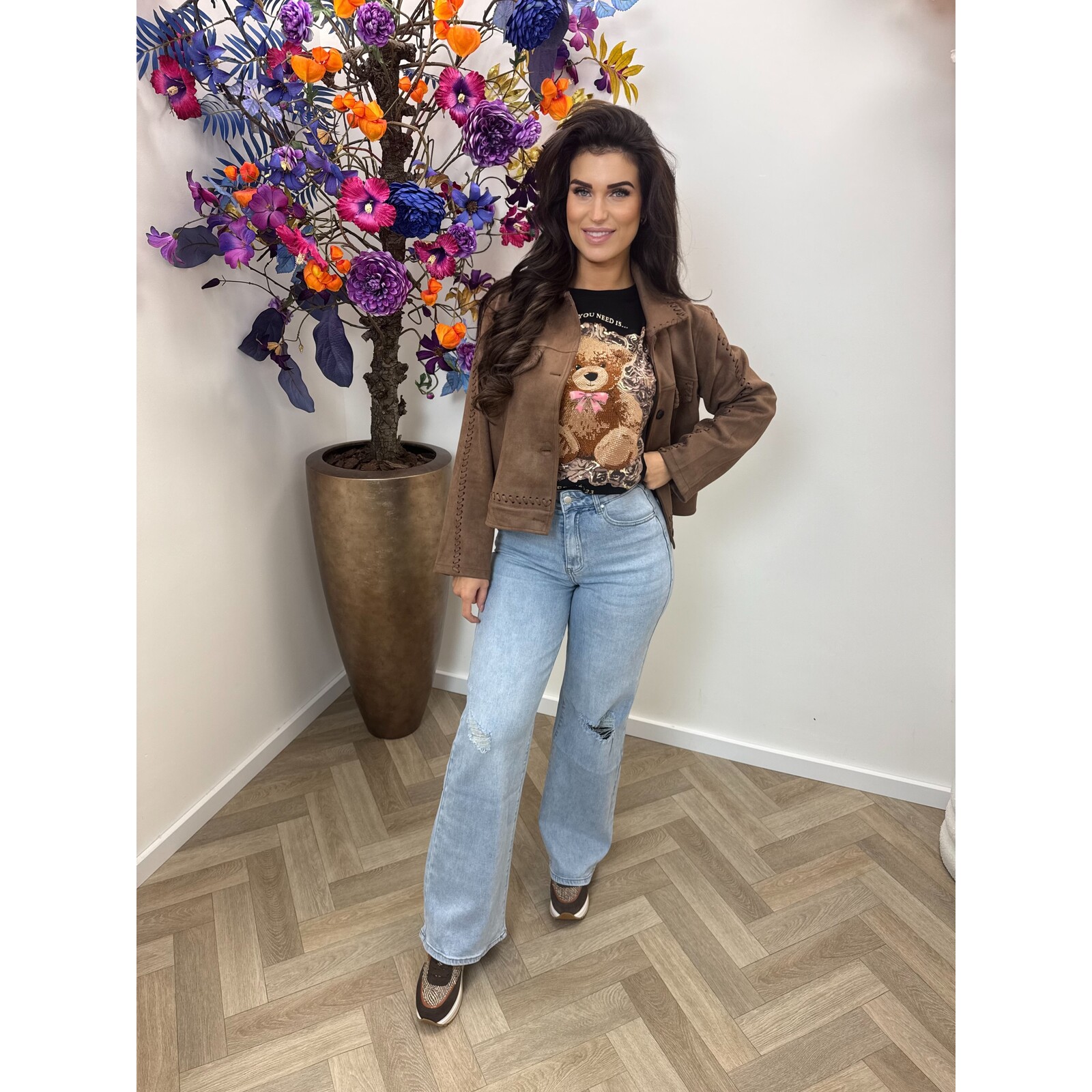 Jacket Jasmine suede 79993