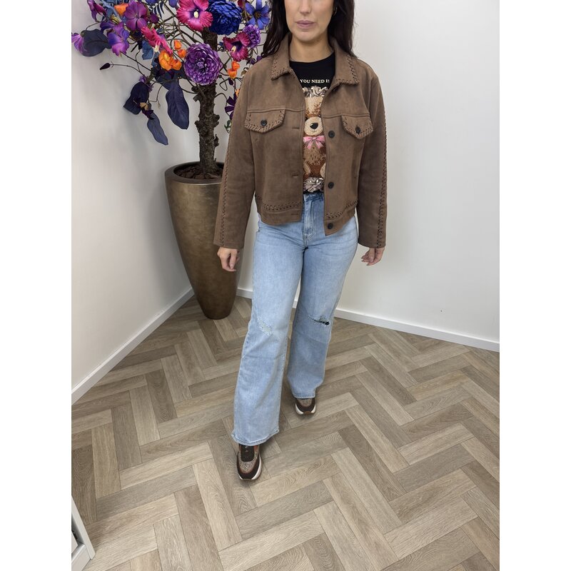 Jacket Jasmine suede 79993