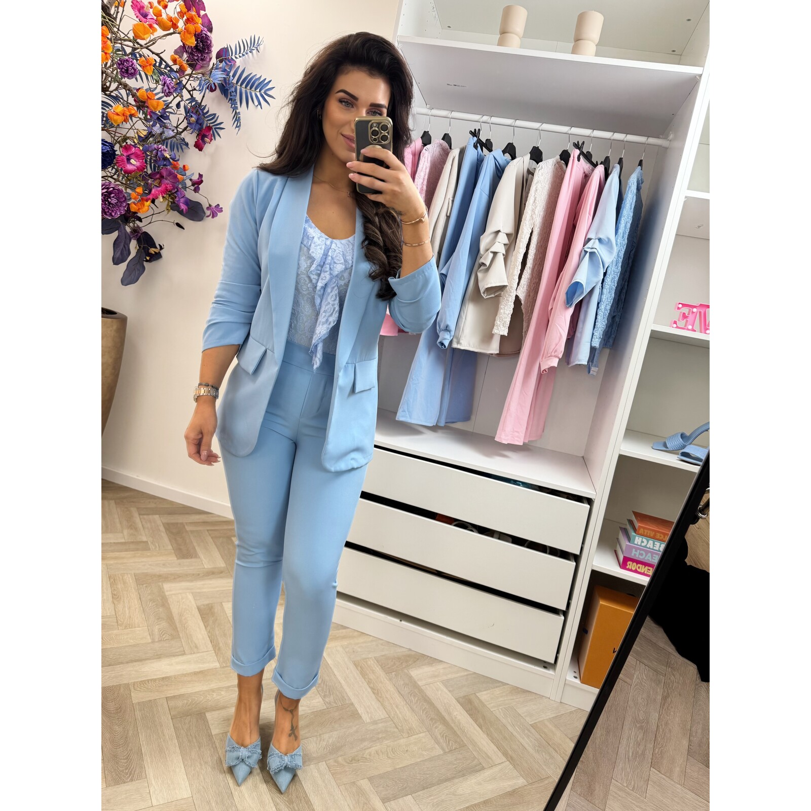 2 delige set Christina Light Blue