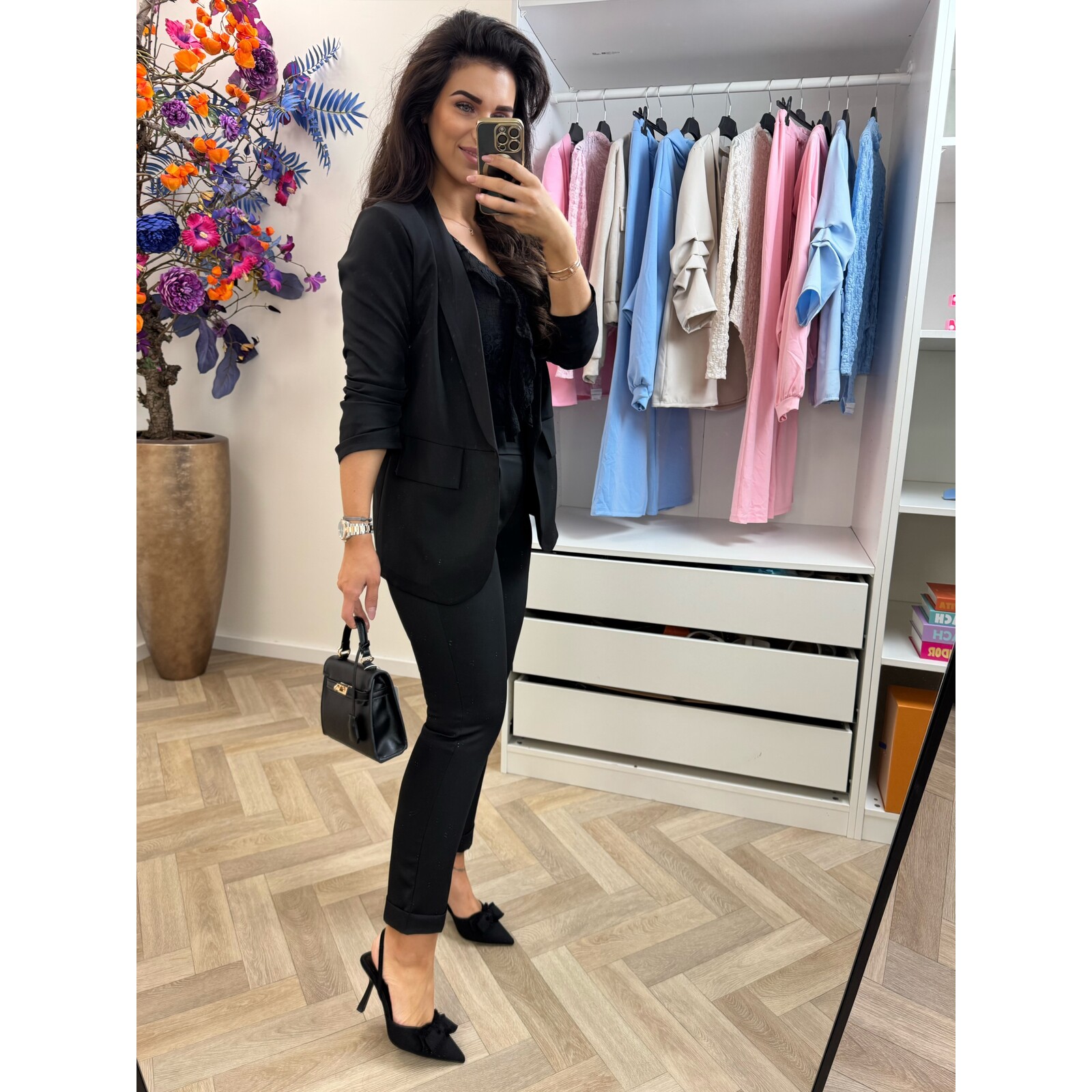 2 delige set Christina Black