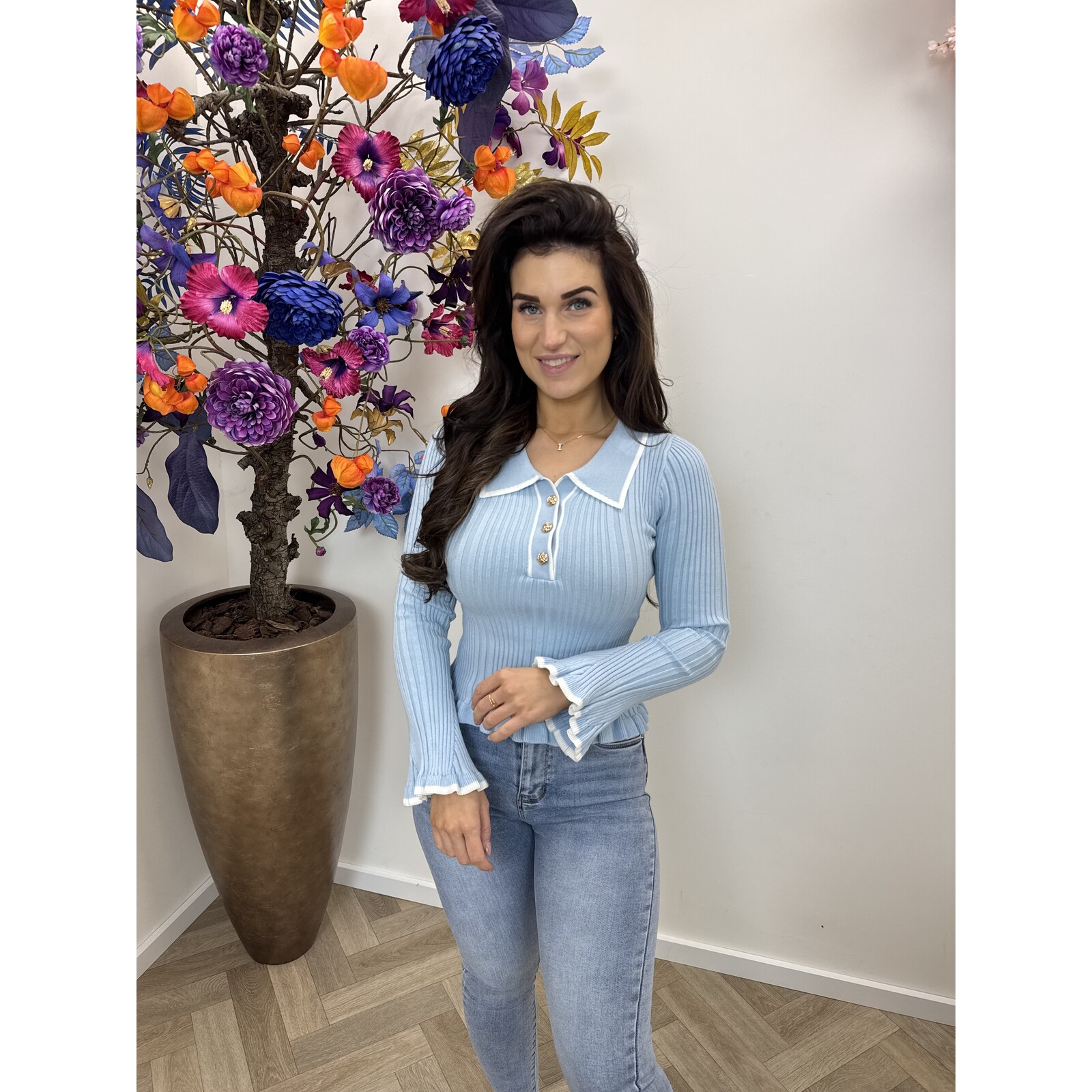 Top Elsa roezel MCY06005 Light Green