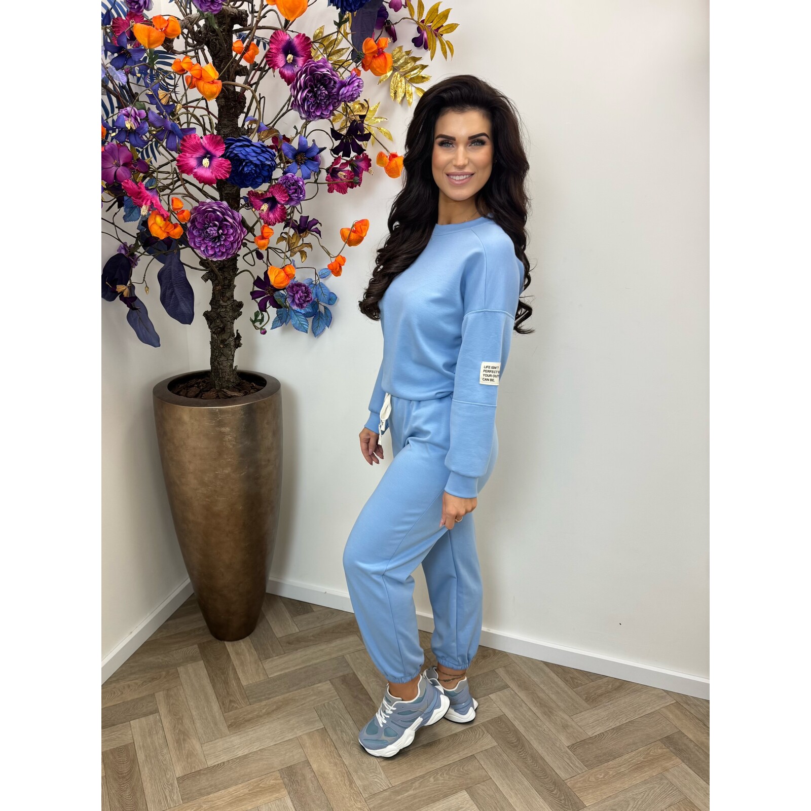 2 delig pak embleem Light Blue