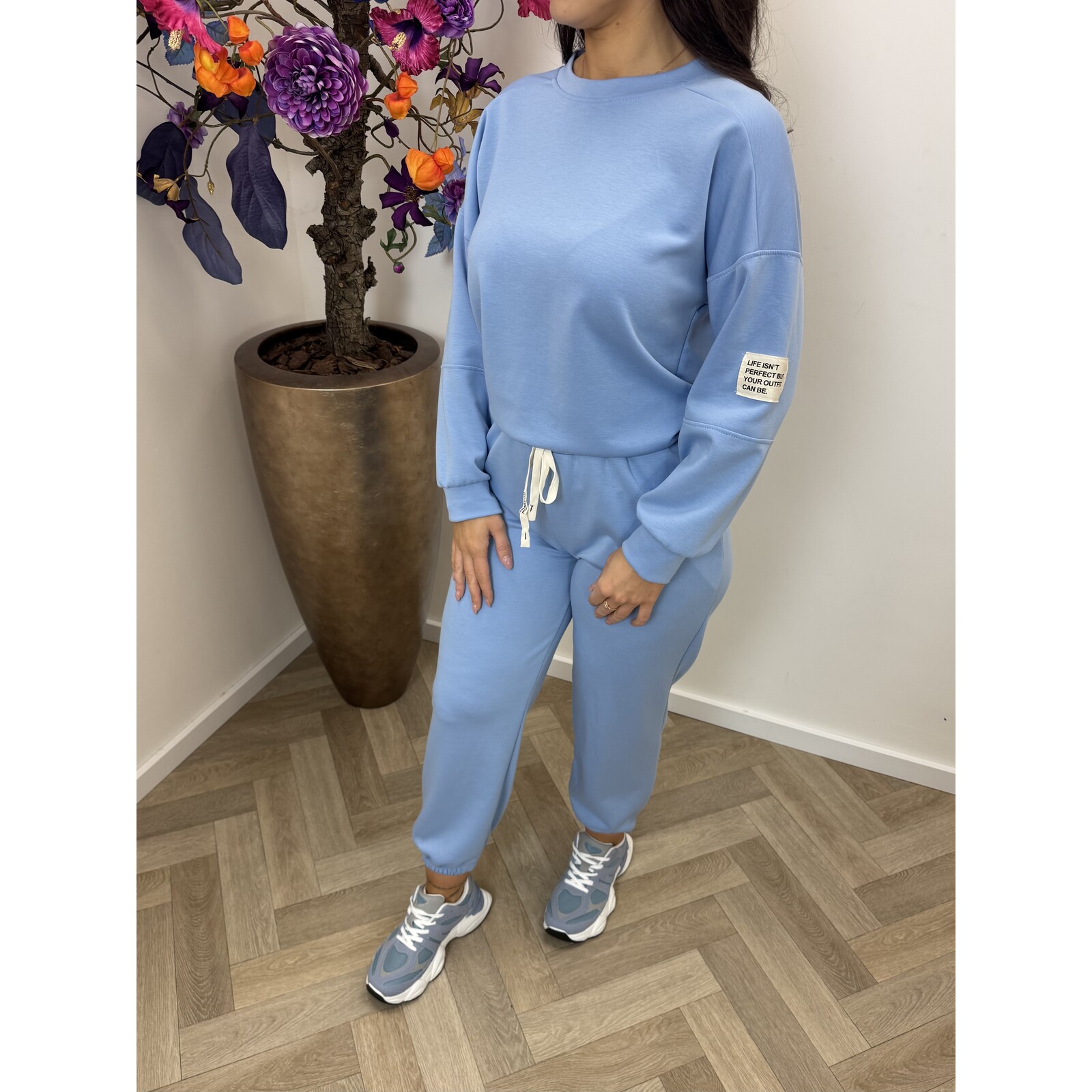 2 delig pak embleem Light Blue