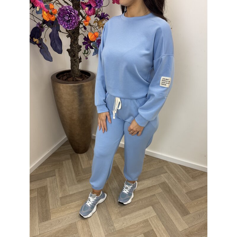 2 delig pak embleem Light Blue