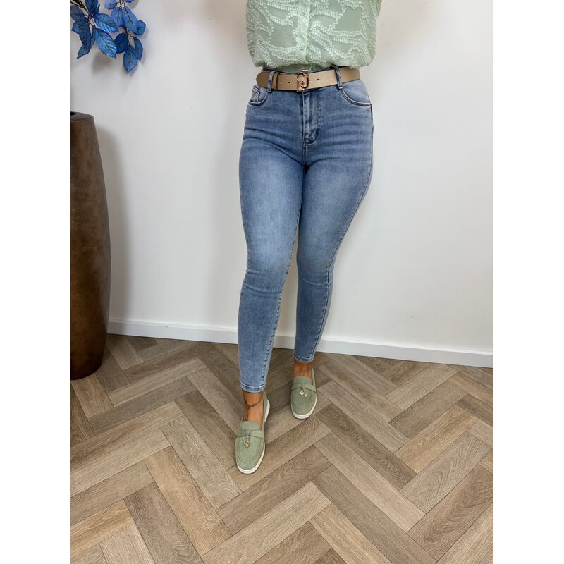 Jeans folyrose Light Blue skinny Y6985