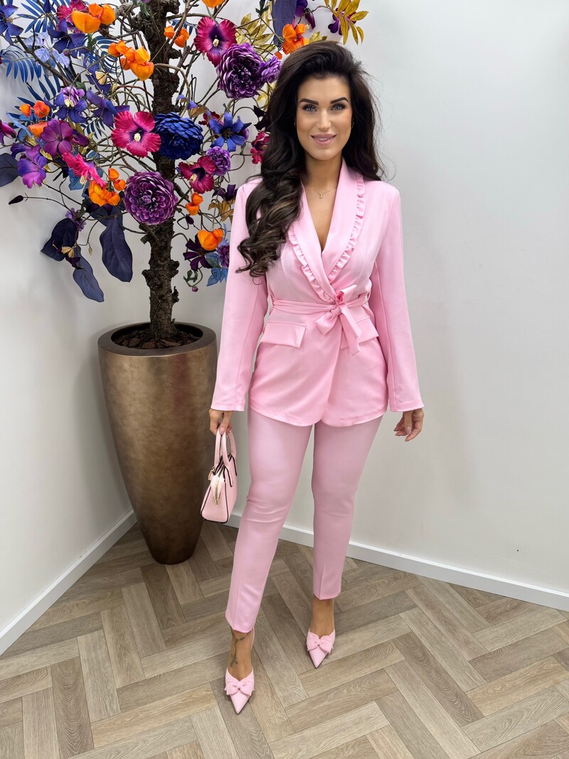 2 delige set Trixy ruffle  Pink